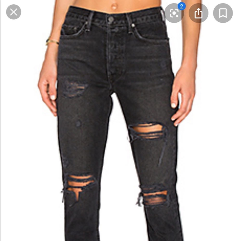 GRLFRND Karolina high rise skinny jean